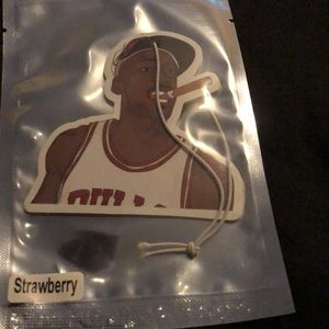 Basketball Player Air Freshener - White and Red